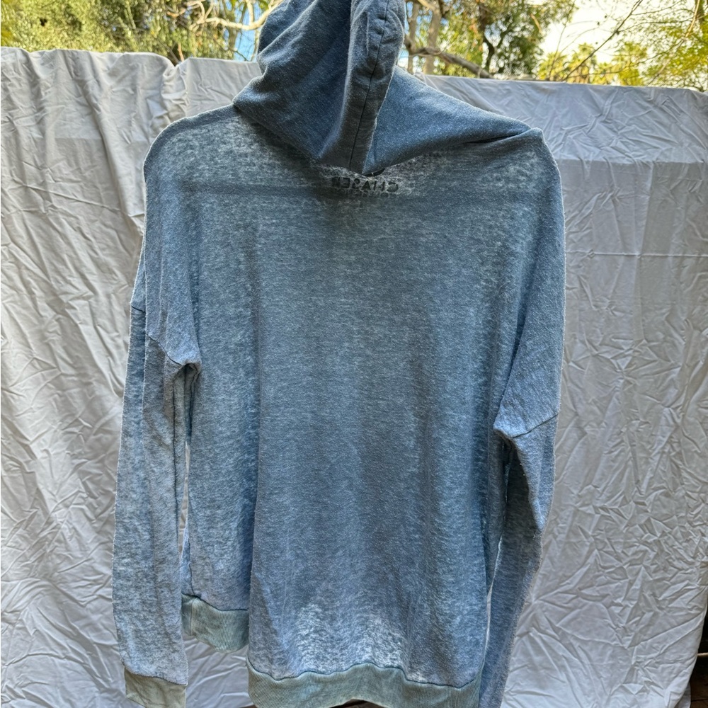 baby blue hoodie